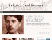 Tablet Screenshot of castelbolognese.org